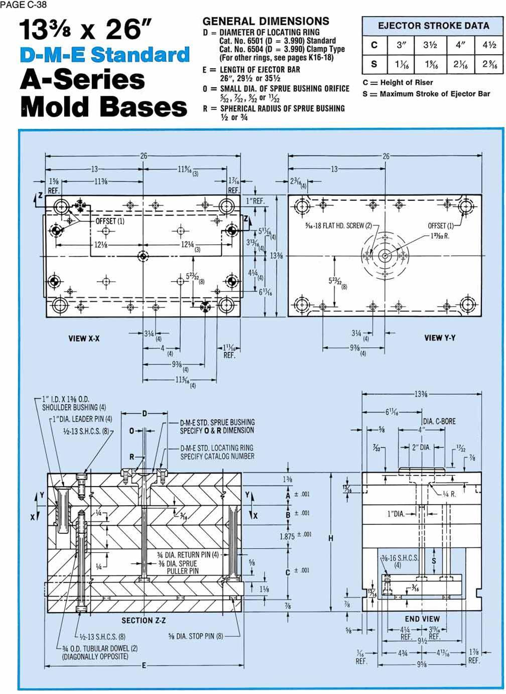 DME A series mold base 1326A